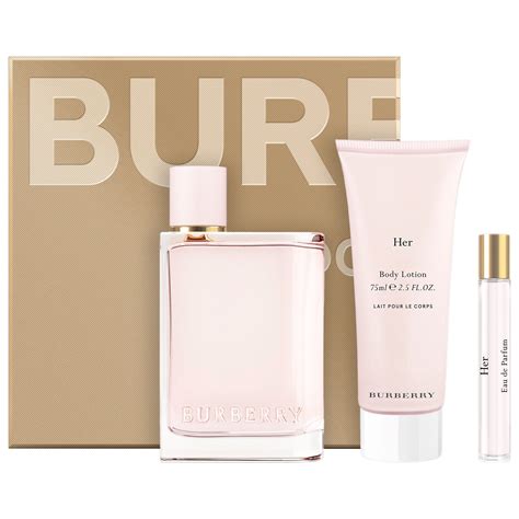 burberry her 50ml gift set|burberry her perfume gift set.